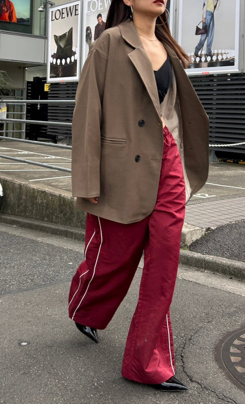 ナイロンラインパンツ