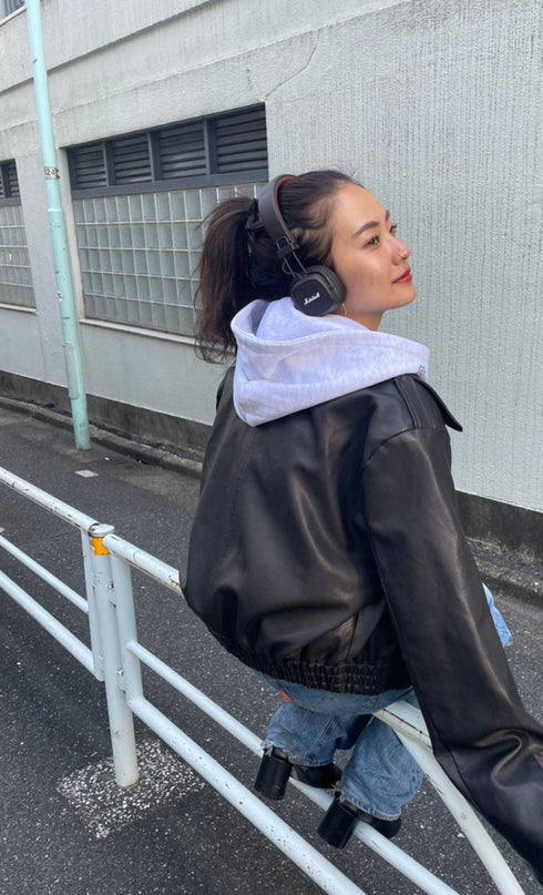 ヴィンテージレザーブルゾン