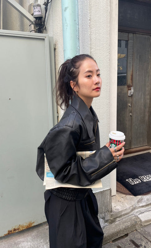 ヴィンテージレザーブルゾン