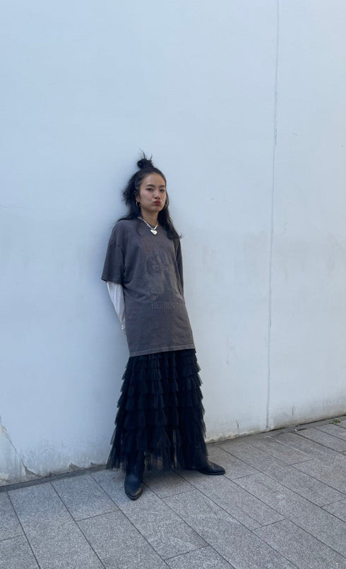 ローライズチュールスカート