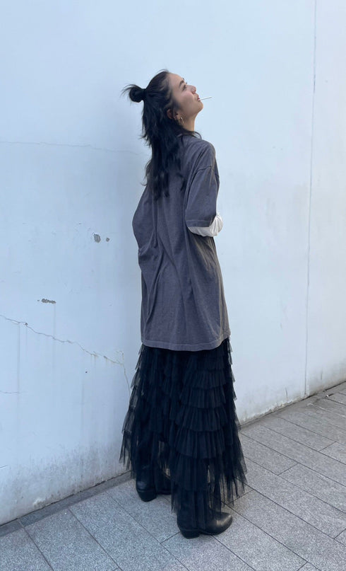 ローライズチュールスカート