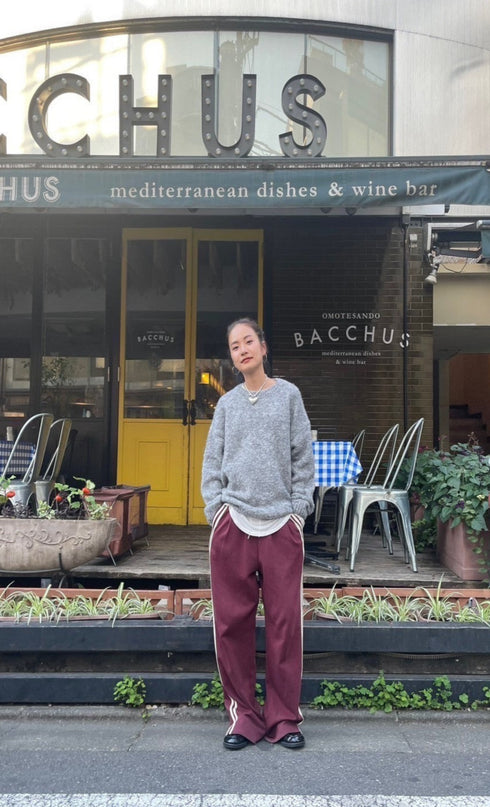 パステルカラーニット