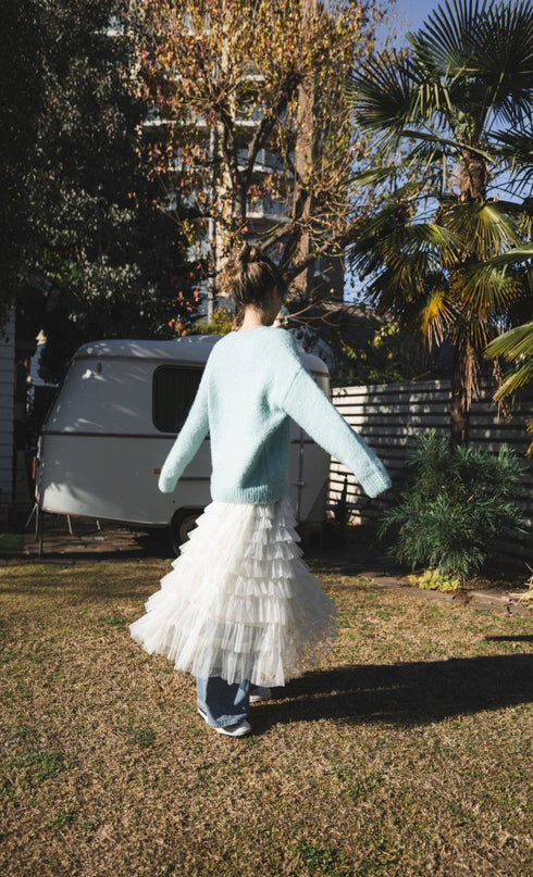 ローライズチュールスカート