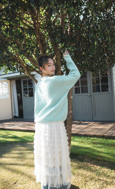 ローライズチュールスカート