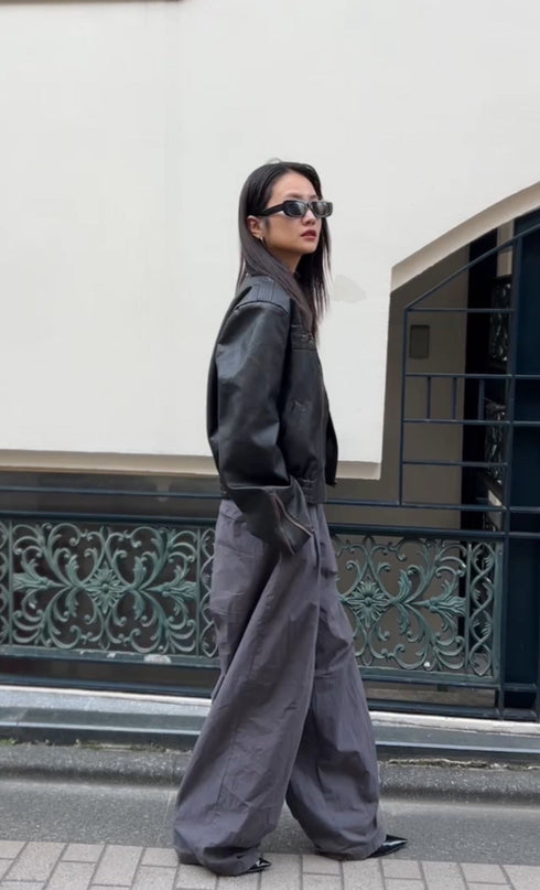 ヴィンテージレザーブルゾン