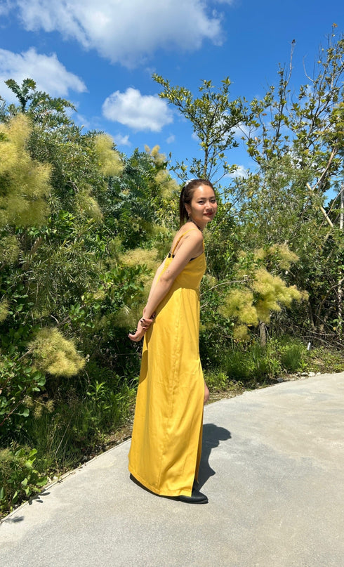 スリットキャミワンピース