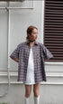 チェックハーフスリーブシャツ
