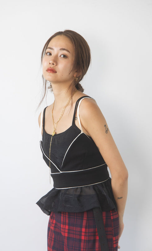 2wayオーガンジーキャミ