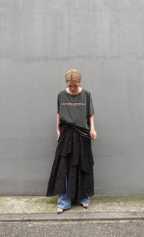 ウォッシュカラーロゴTee