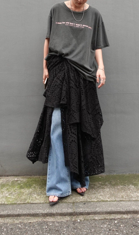 ウォッシュカラーロゴTee