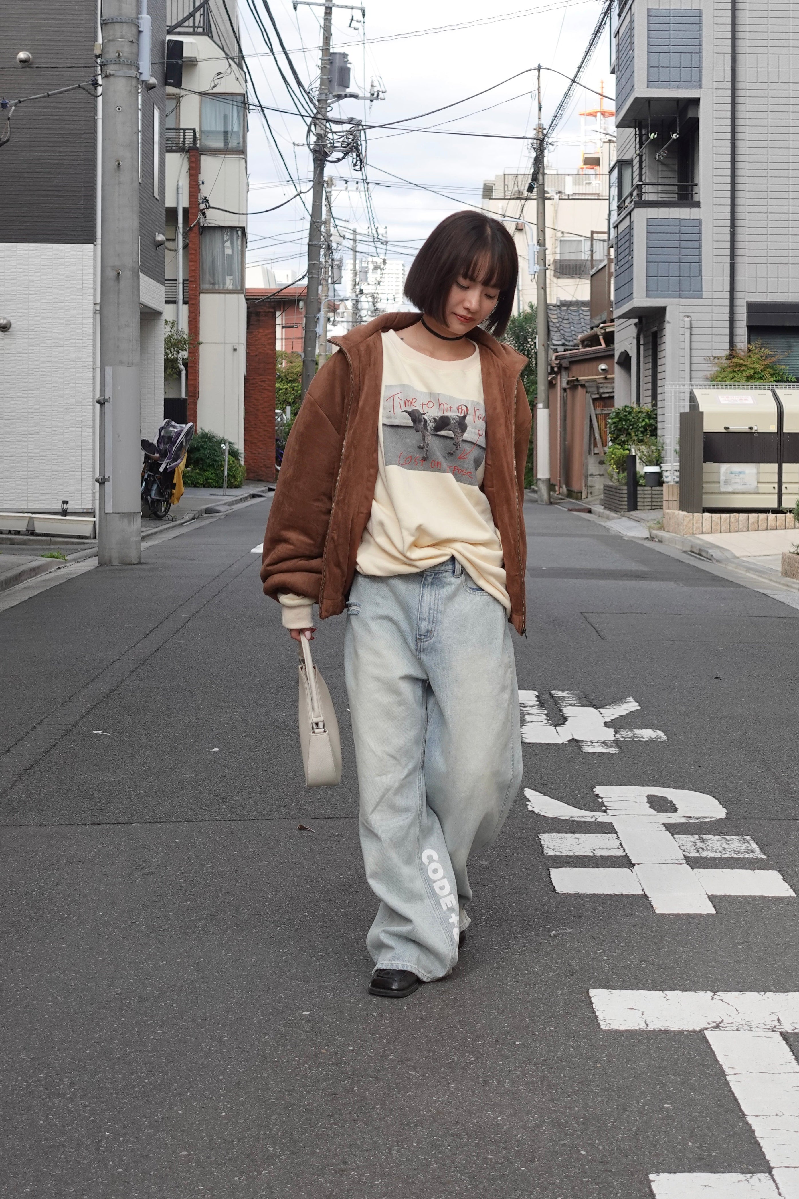 フォトプリントルーズスウェット