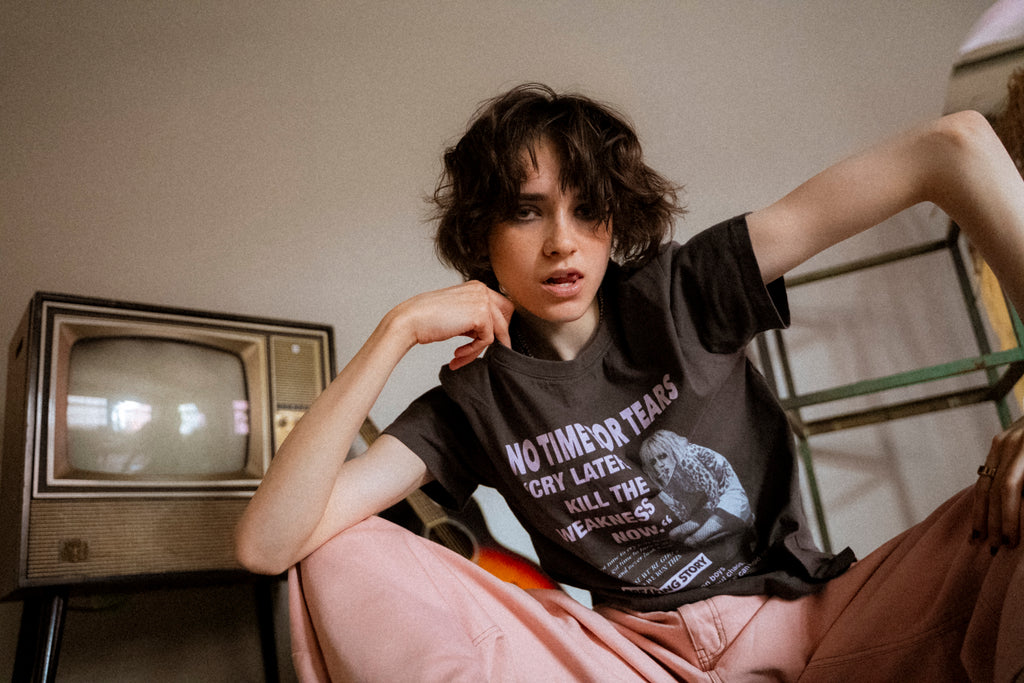 vintageウオッシュTee