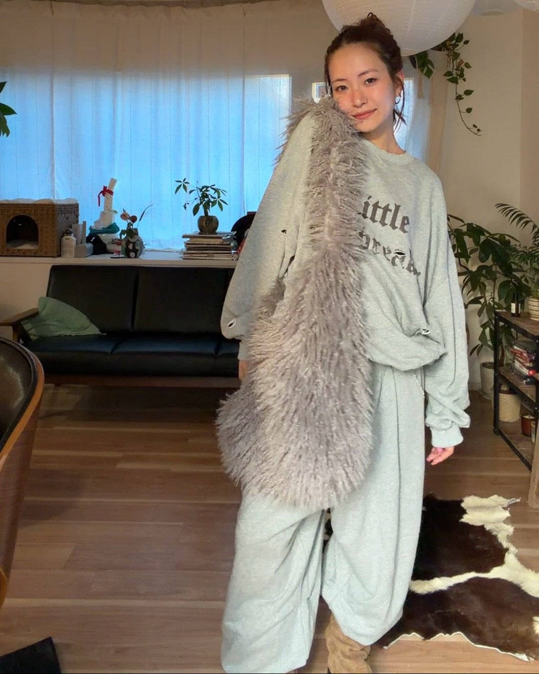 ファーショルダーBAG
