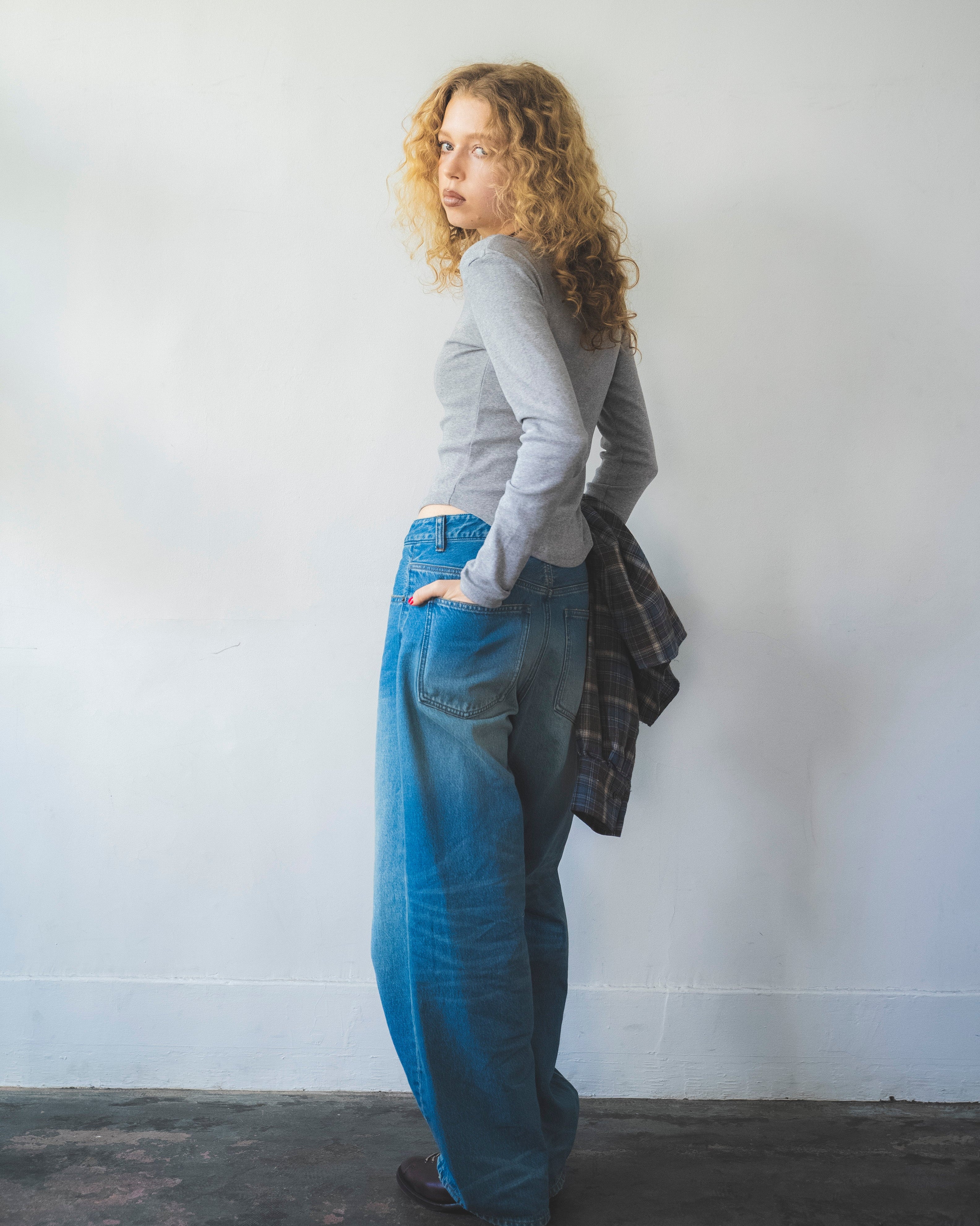 ラウンドネックフィットロンTee