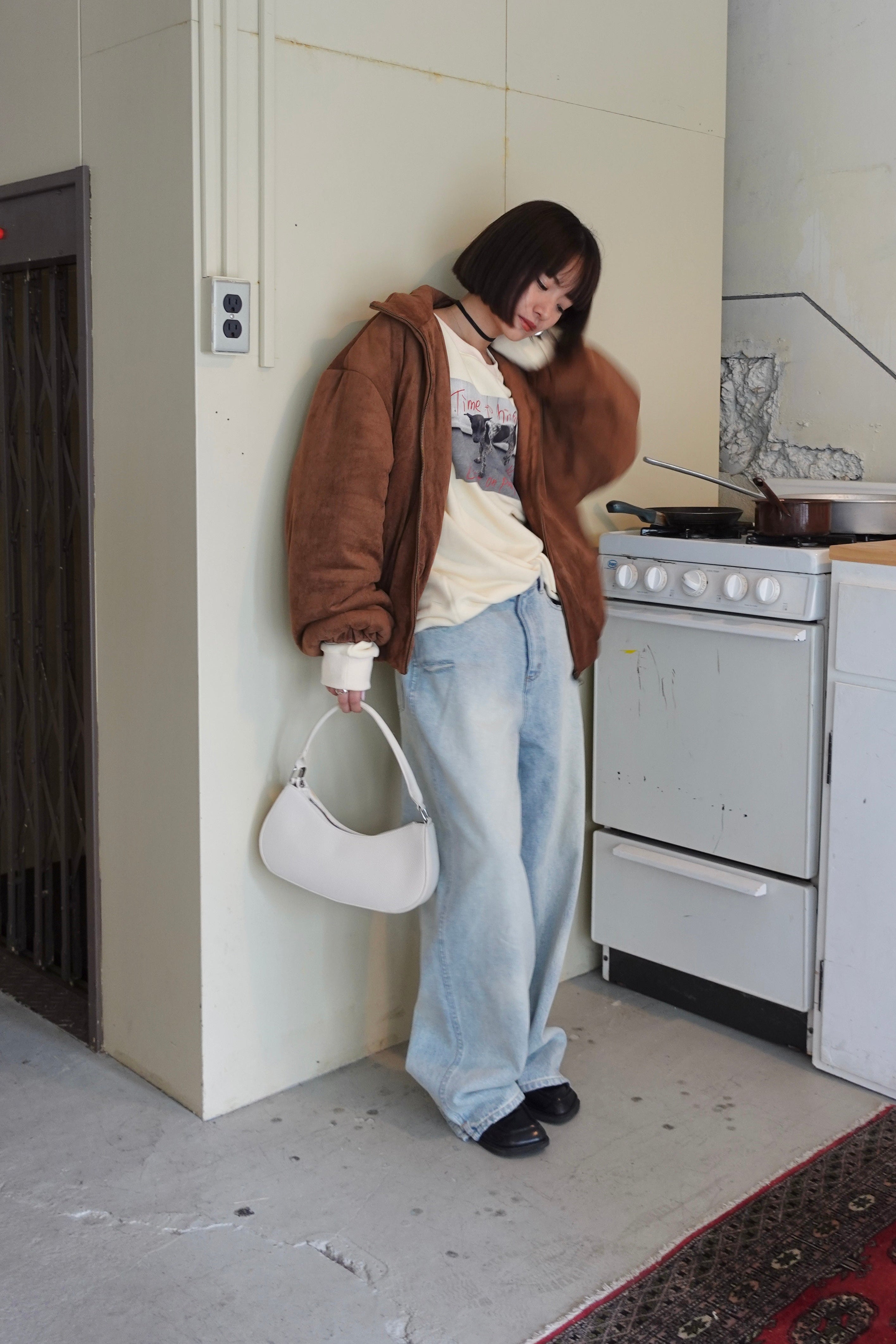 フォトプリントルーズスウェット