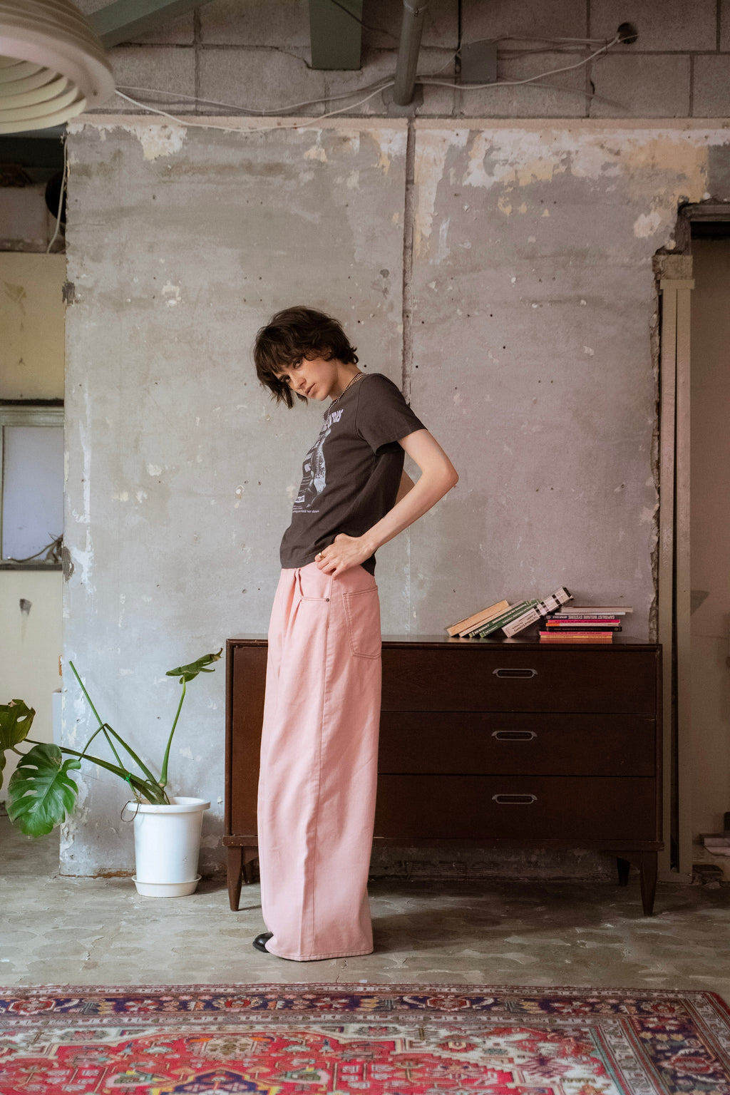 vintageウオッシュTee