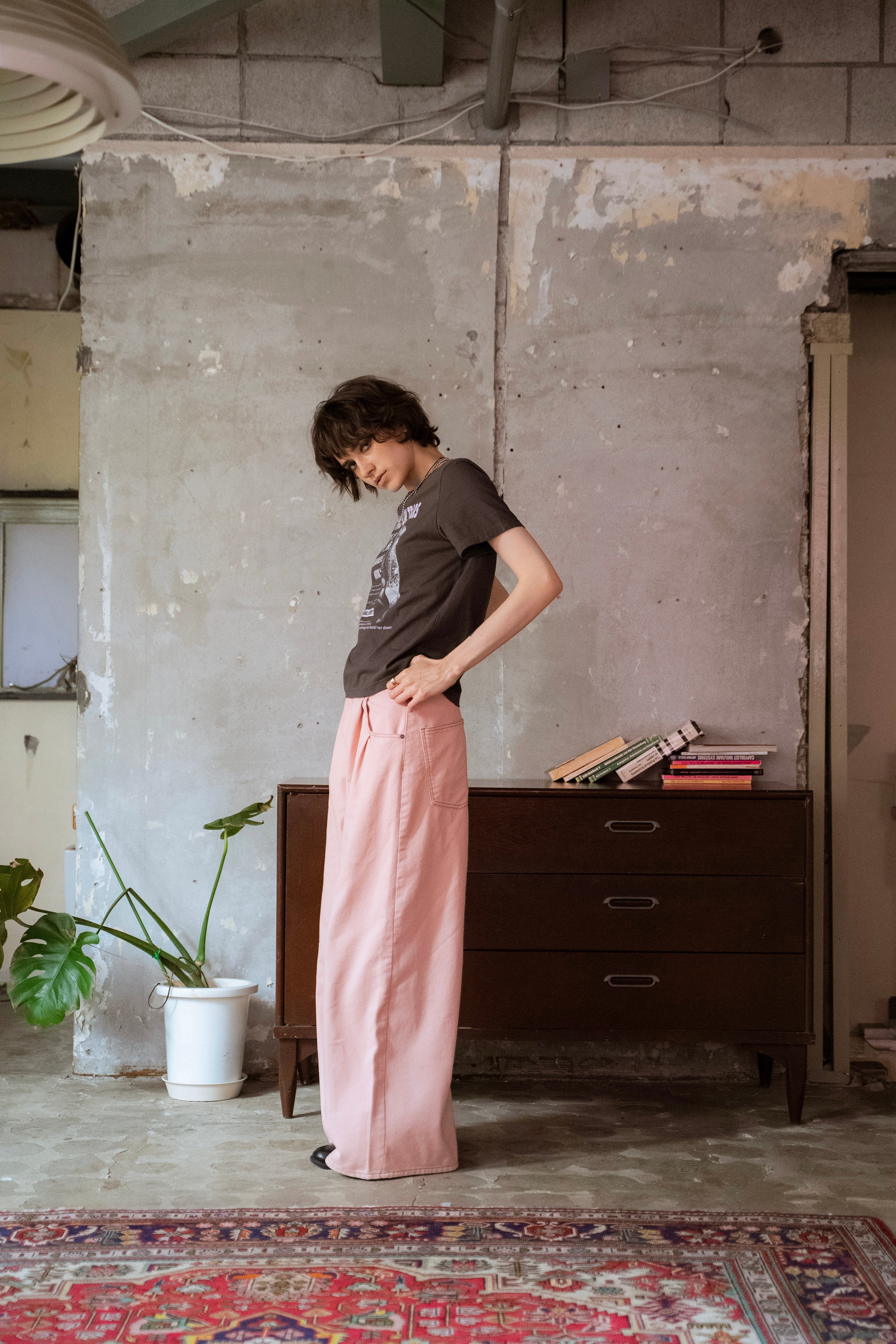 vintageウオッシュTee