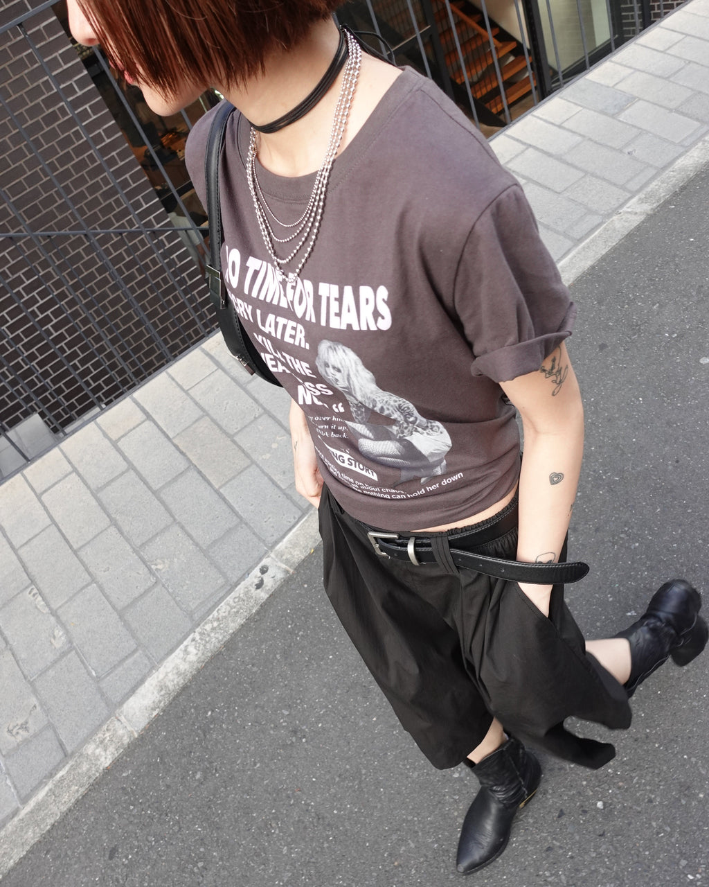 vintageウオッシュTee