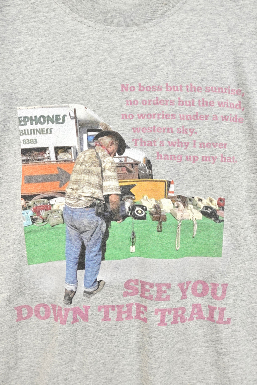 ルーズカラーロゴTee