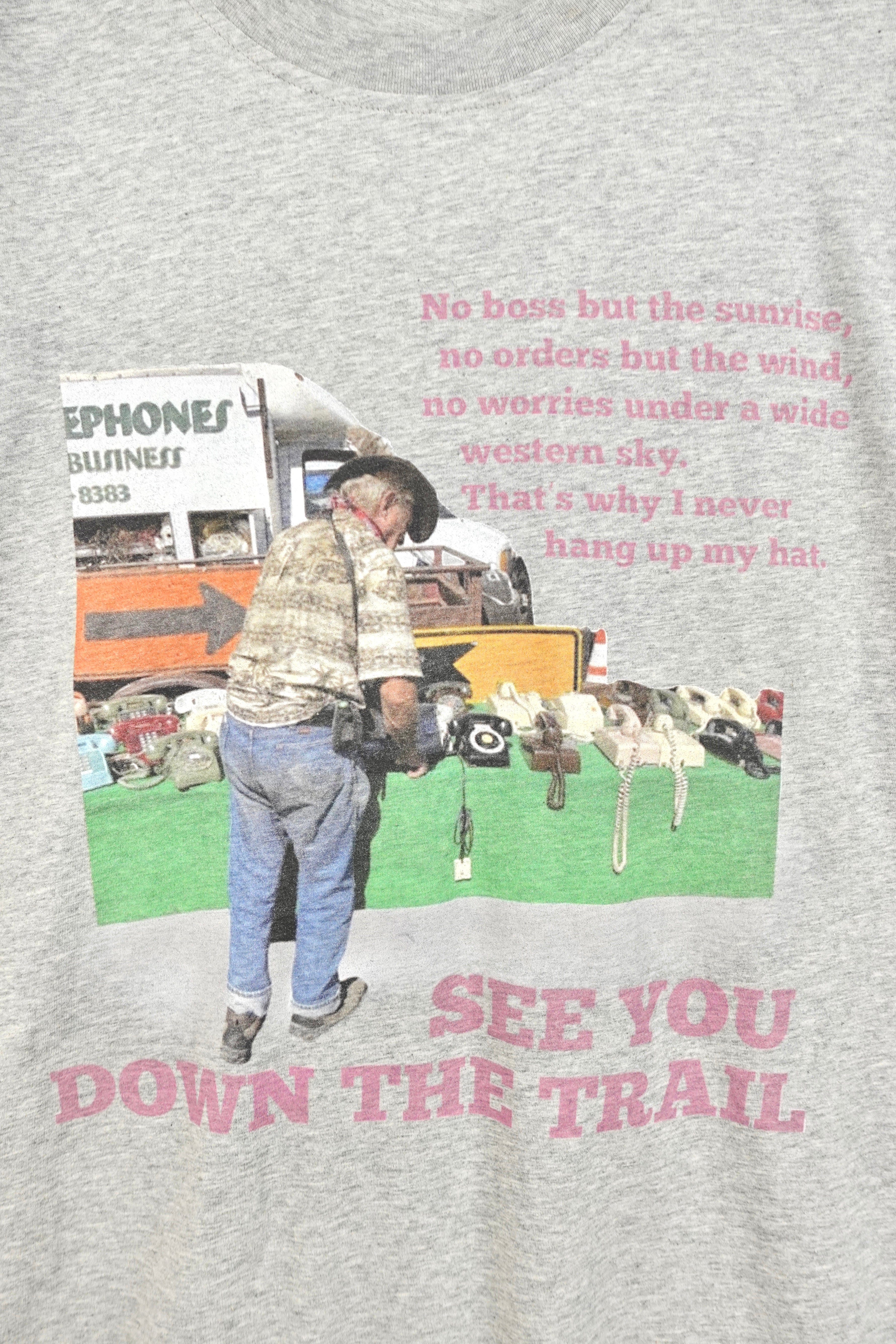 ルーズカラーロゴTee