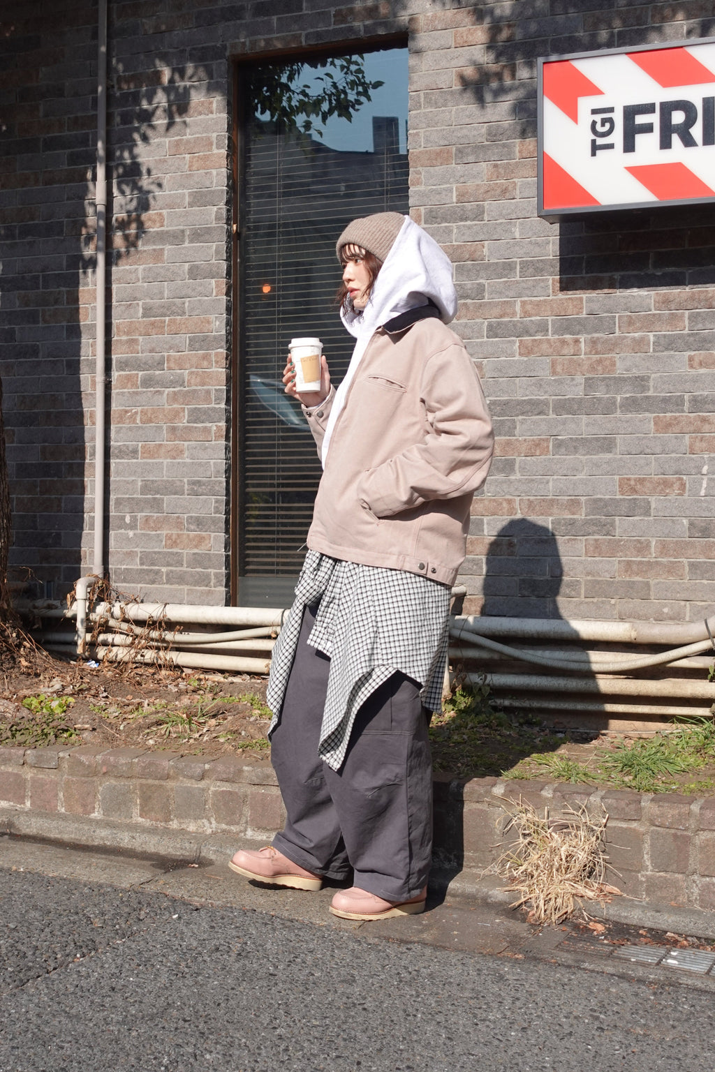 バイカラールーズブルゾン