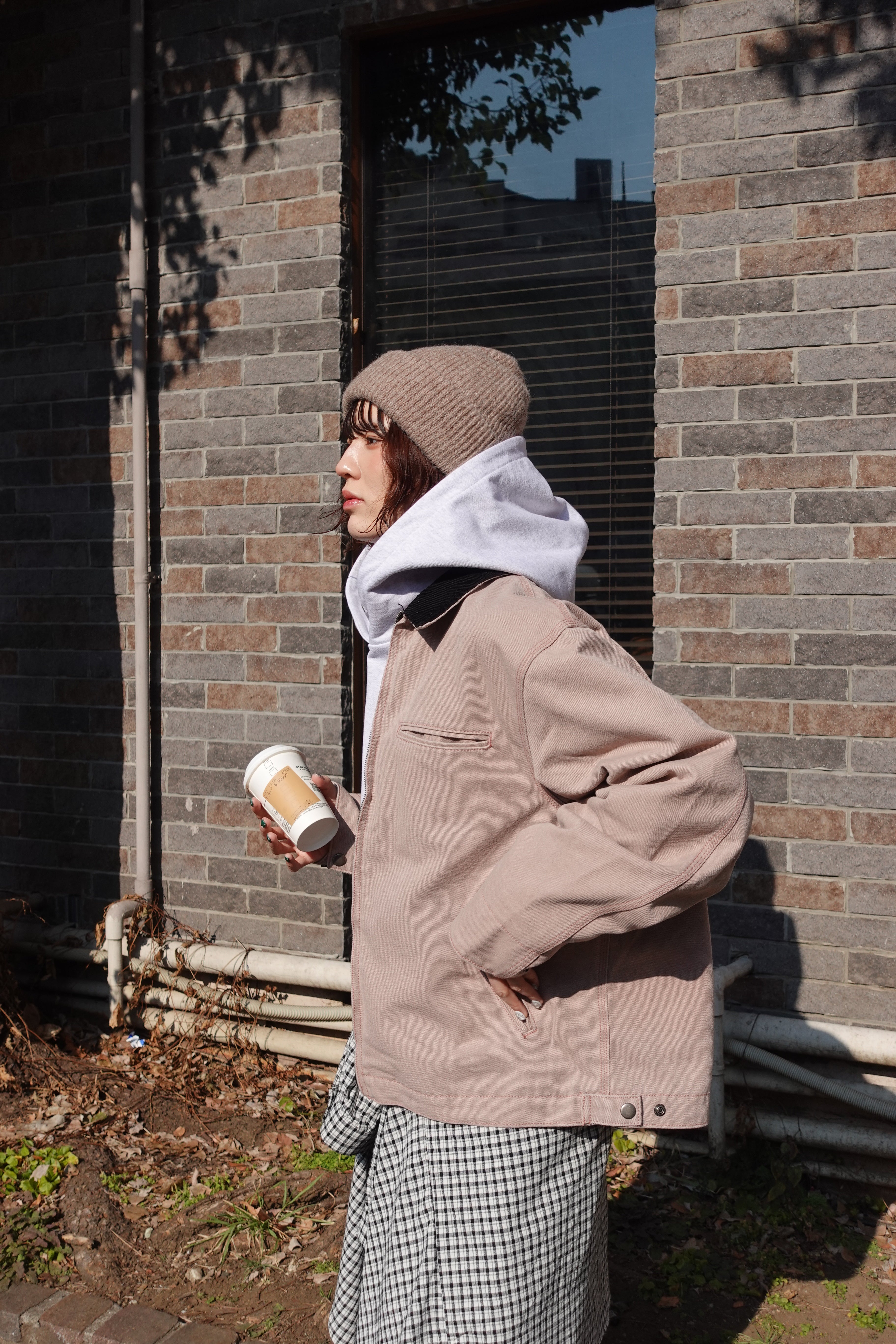 バイカラールーズブルゾン