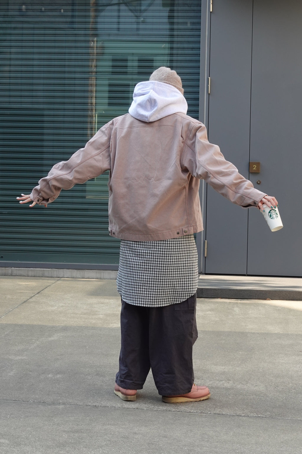 バイカラールーズブルゾン