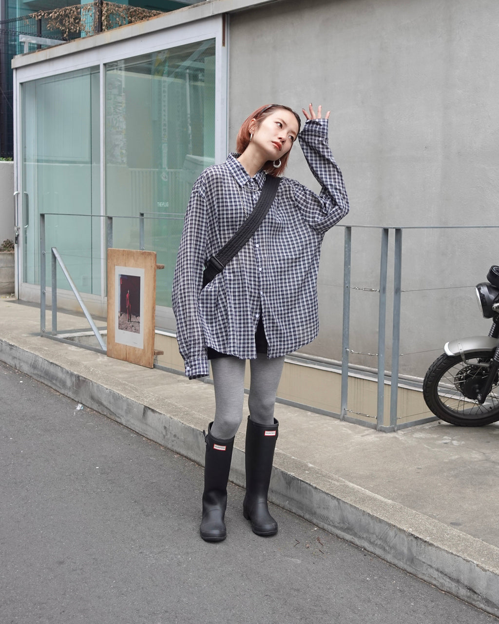 シアールーズチェックシャツ