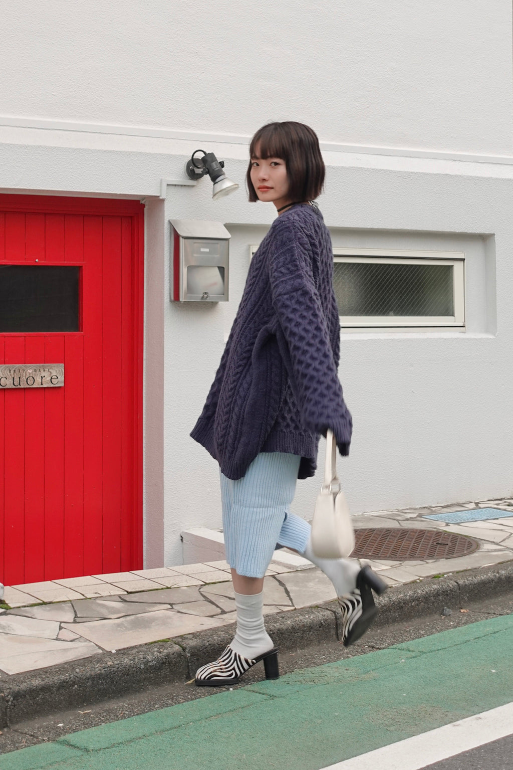 リブミドルスカート