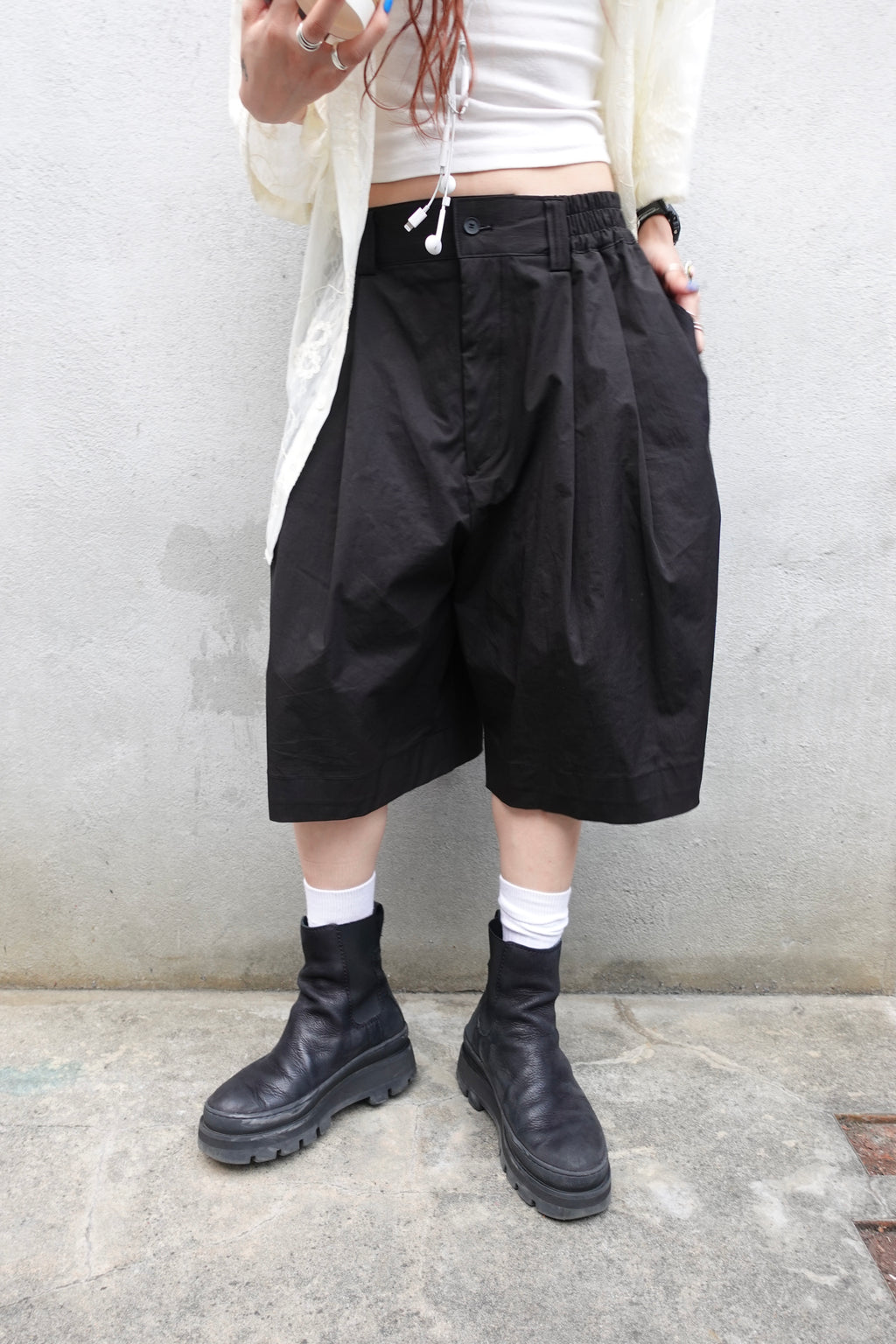 ボリュームハーフパンツ