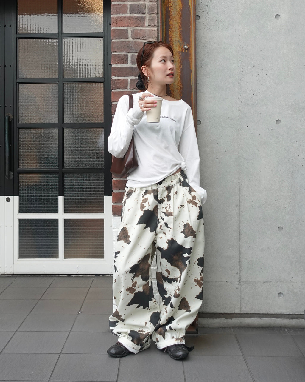 COWモチーフラフパンツ