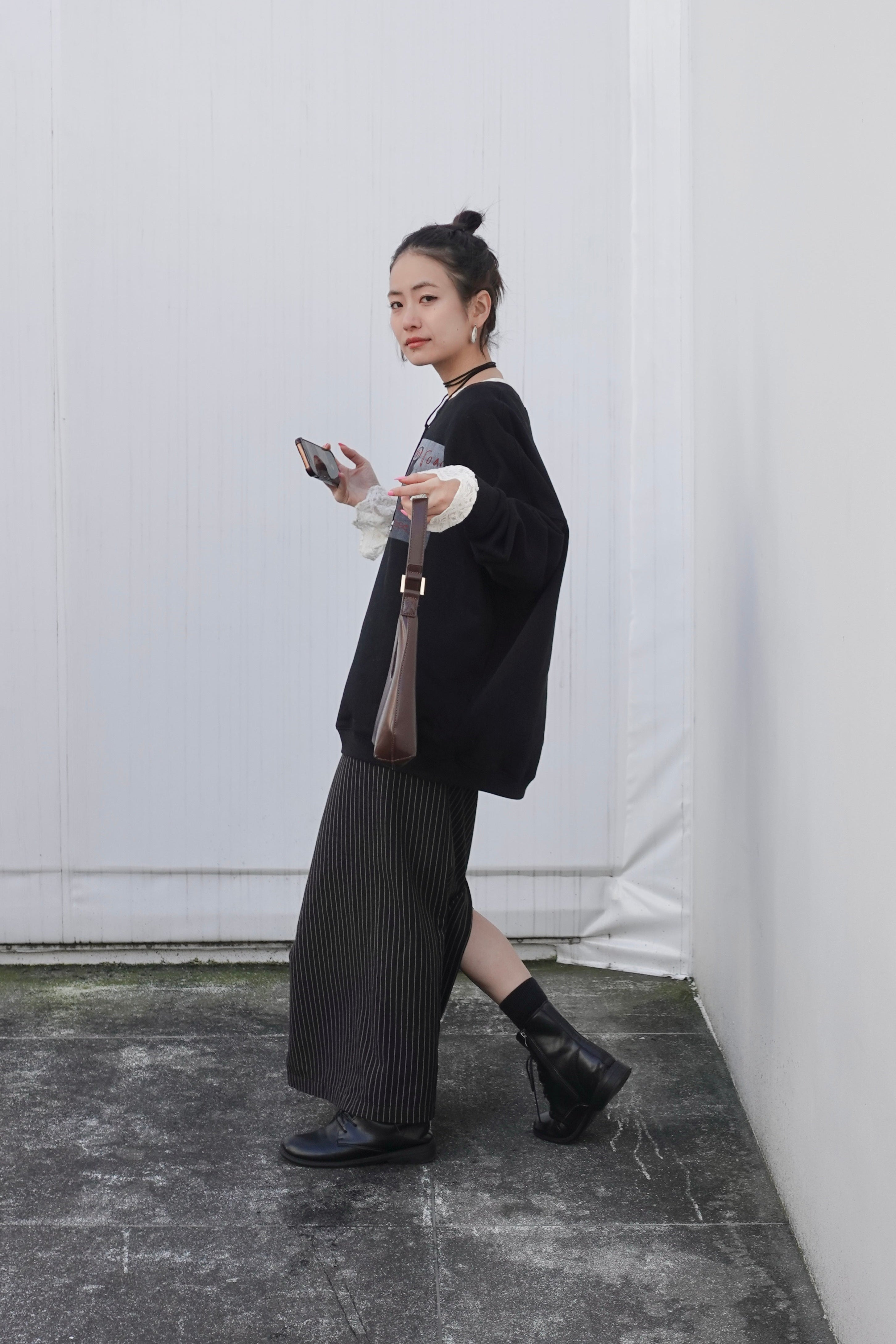 フォトプリントルーズスウェット