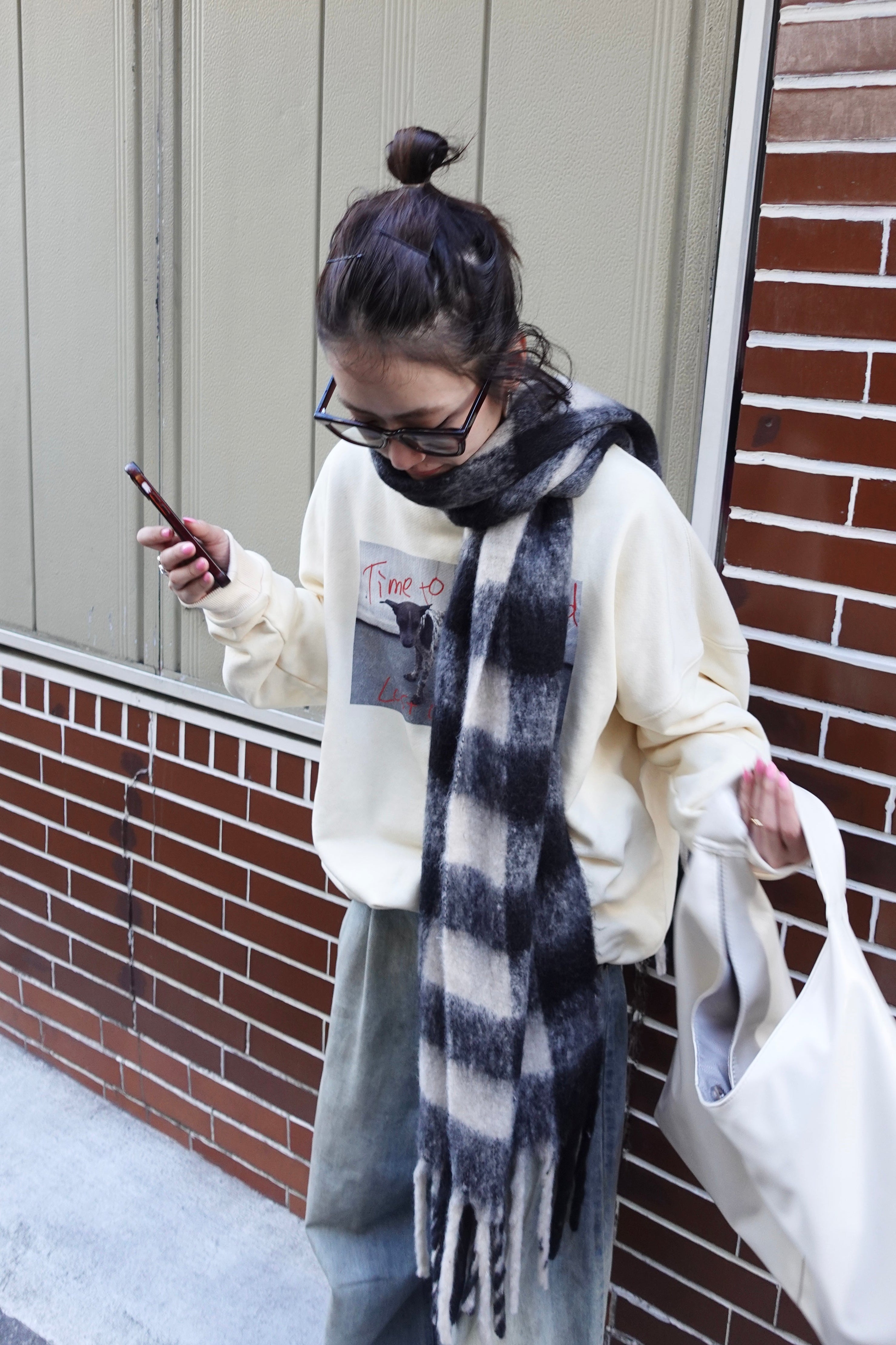 フォトプリントルーズスウェット