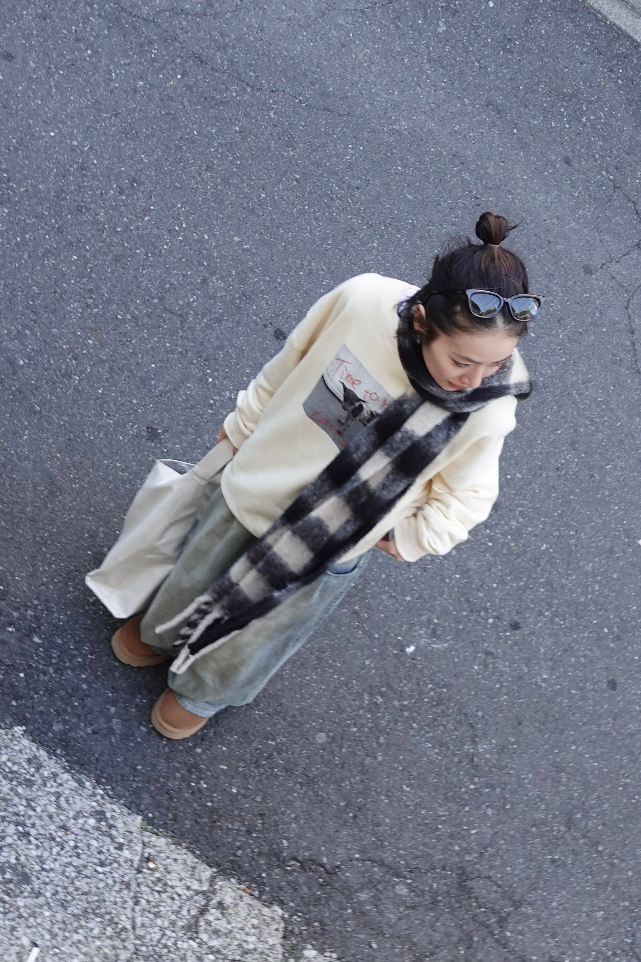 フォトプリントルーズスウェット