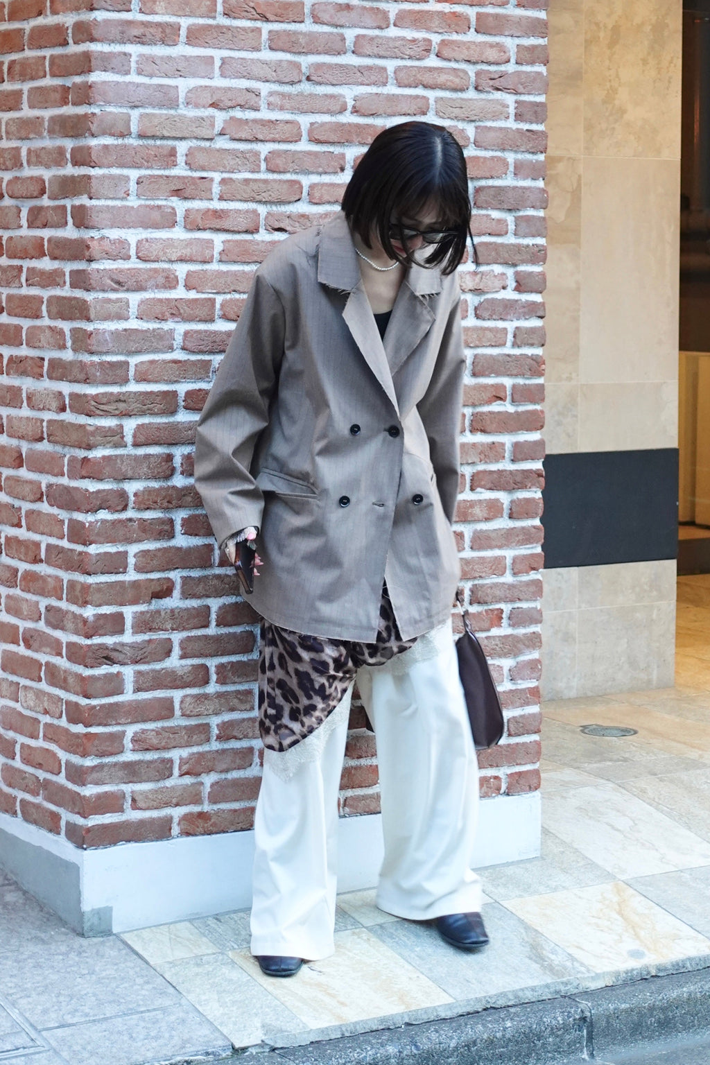 レオパードレースワンピース