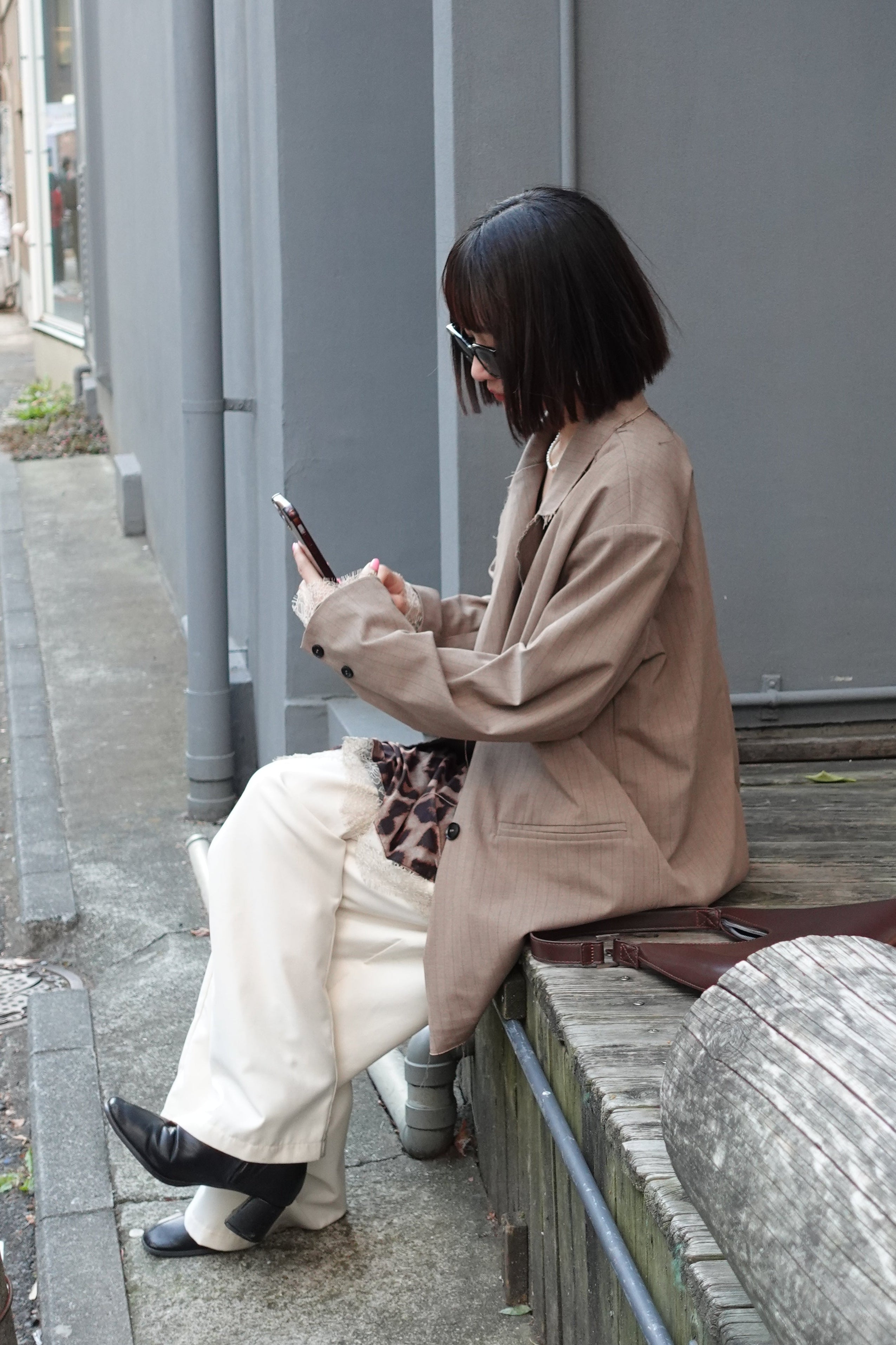 レオパードレースワンピース