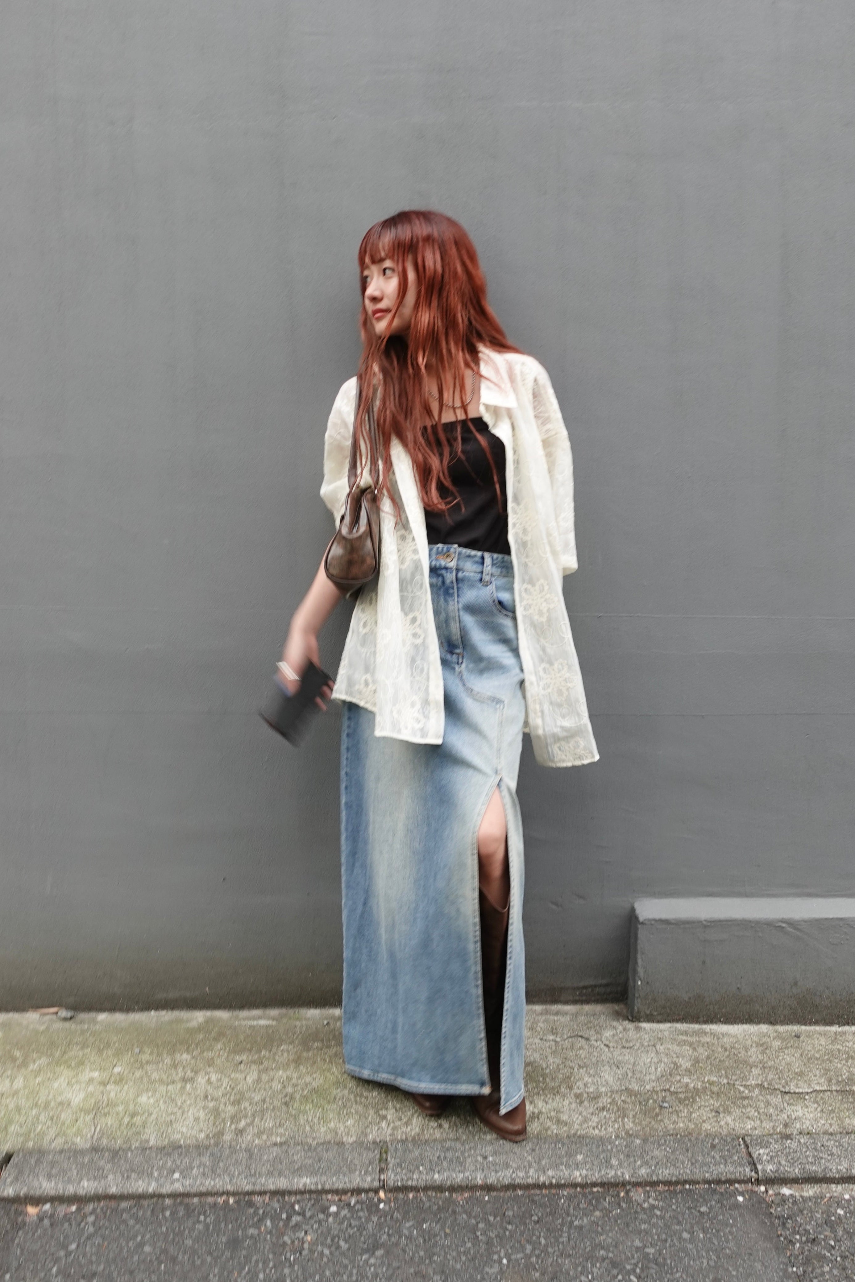 スリットデニムSK