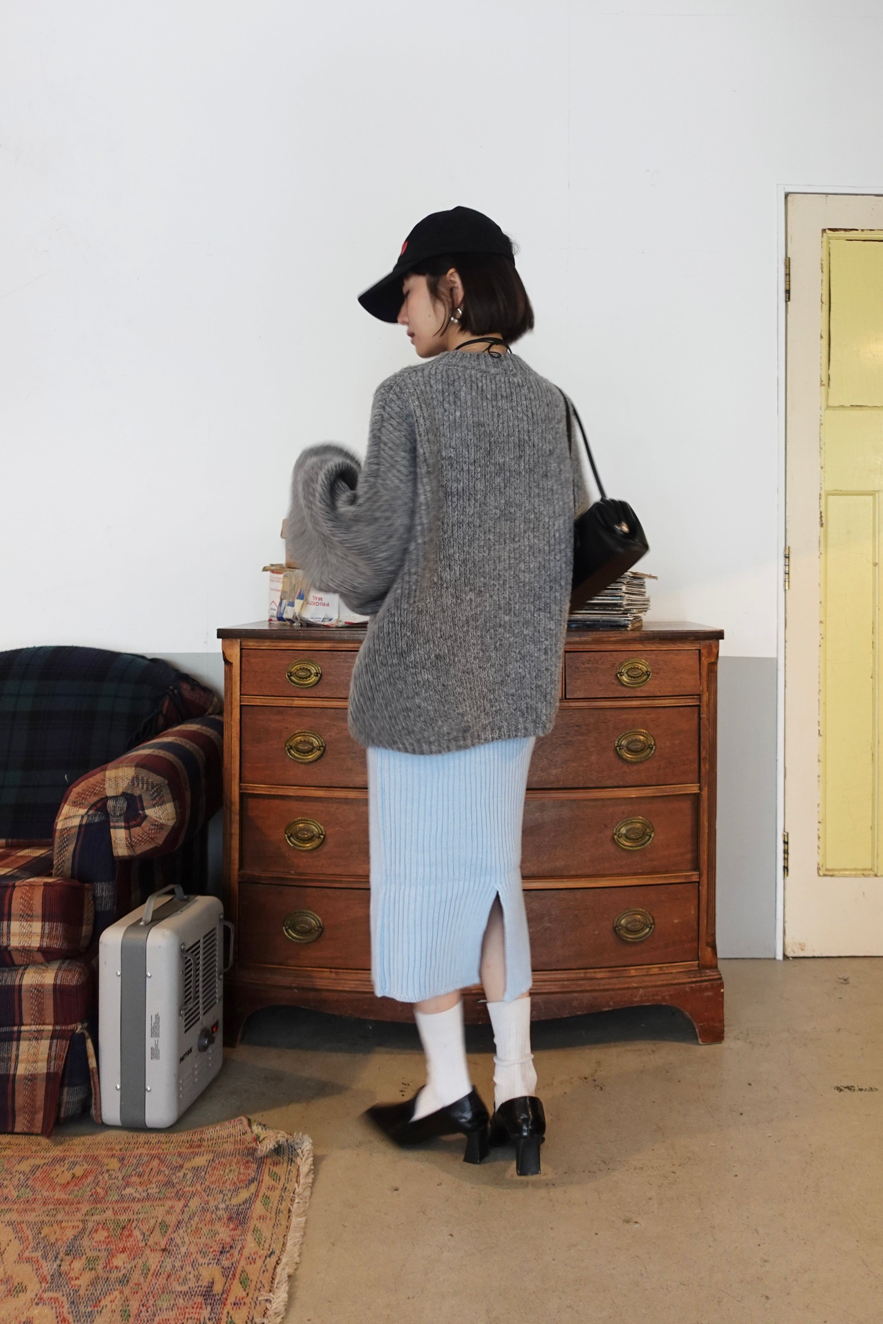 リブミドルスカート