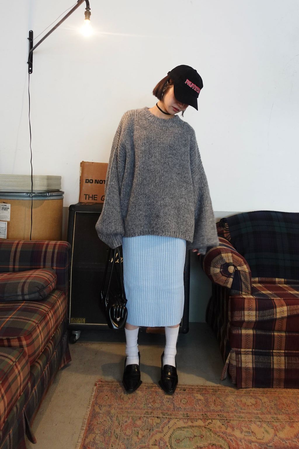 リブミドルスカート