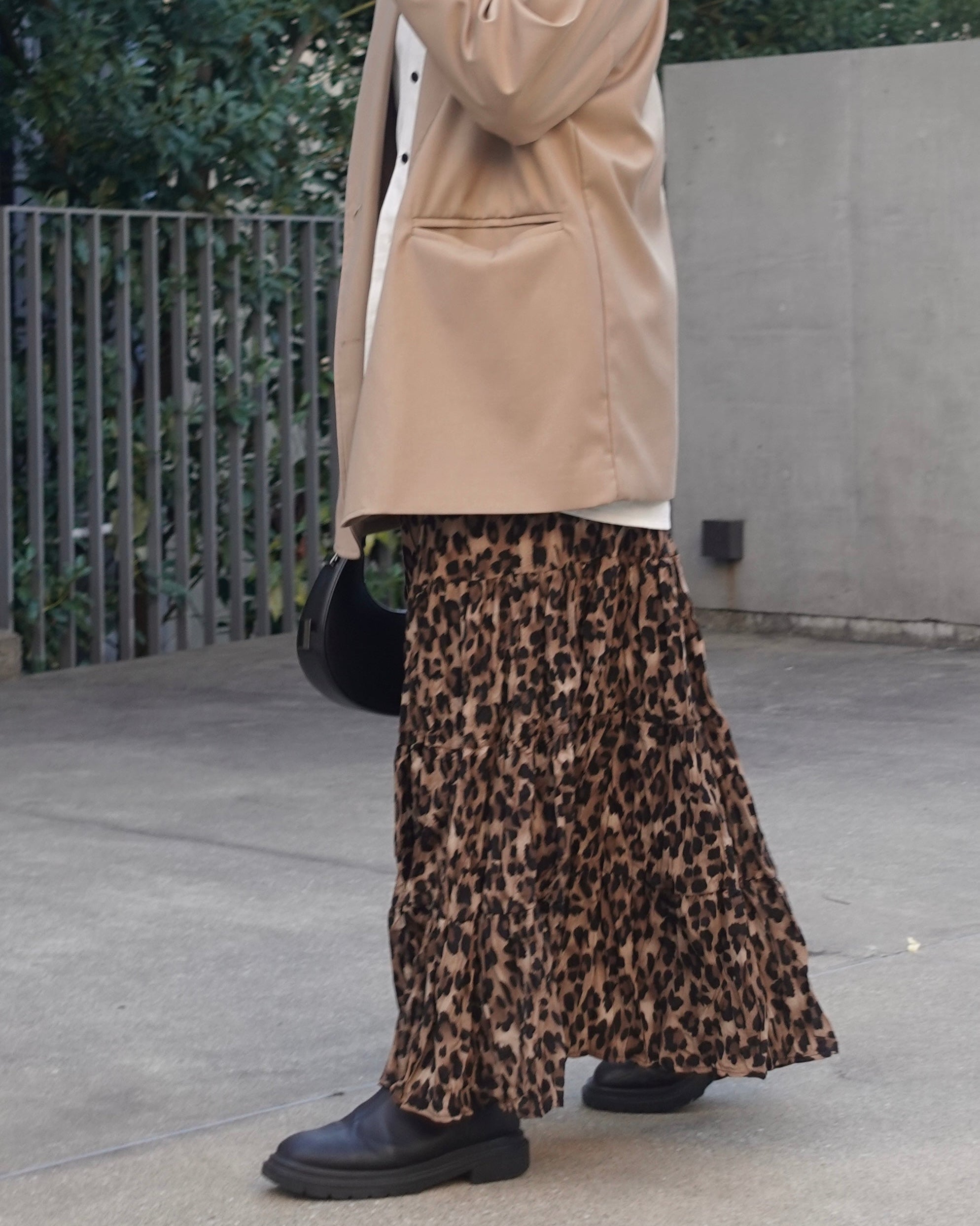 レオパードボリュームスカート