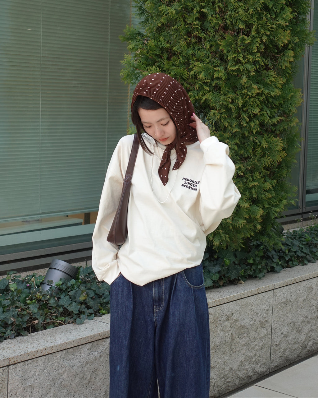 エンブロイダリールーズロンTee