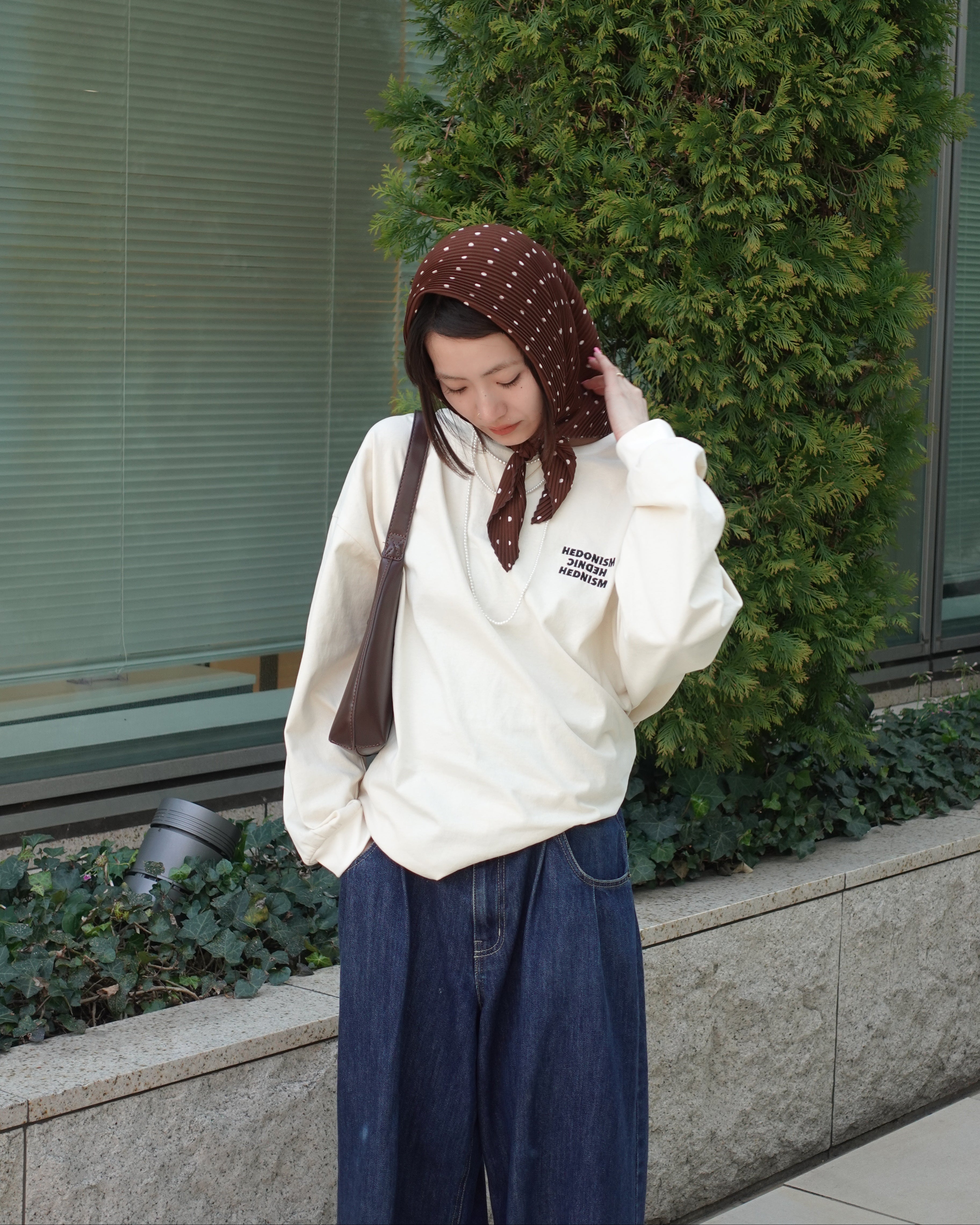 エンブロイダリールーズロンTee