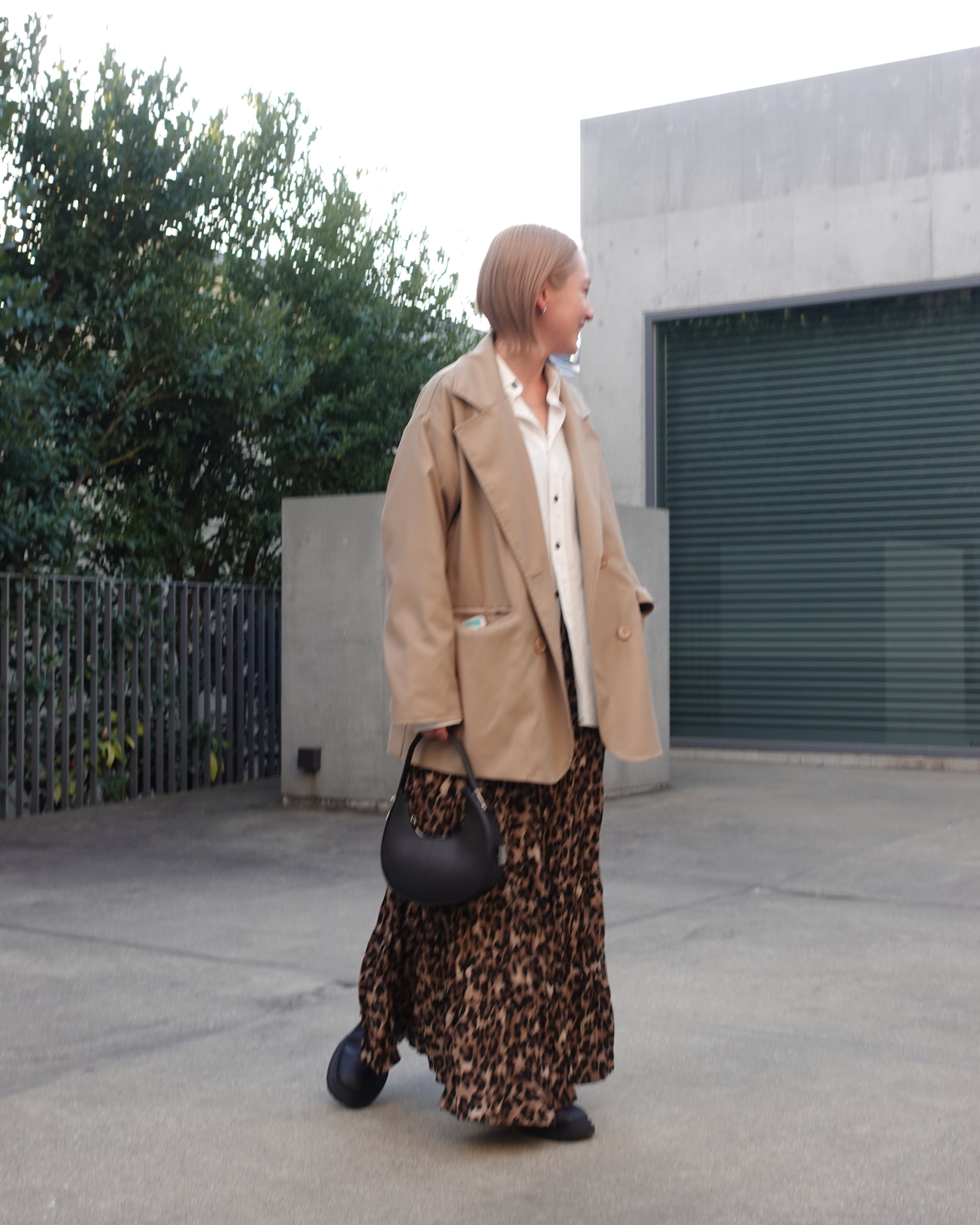 レオパードボリュームスカート