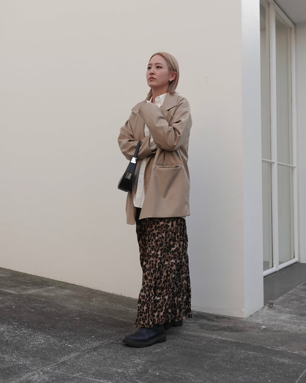 レオパードボリュームスカート