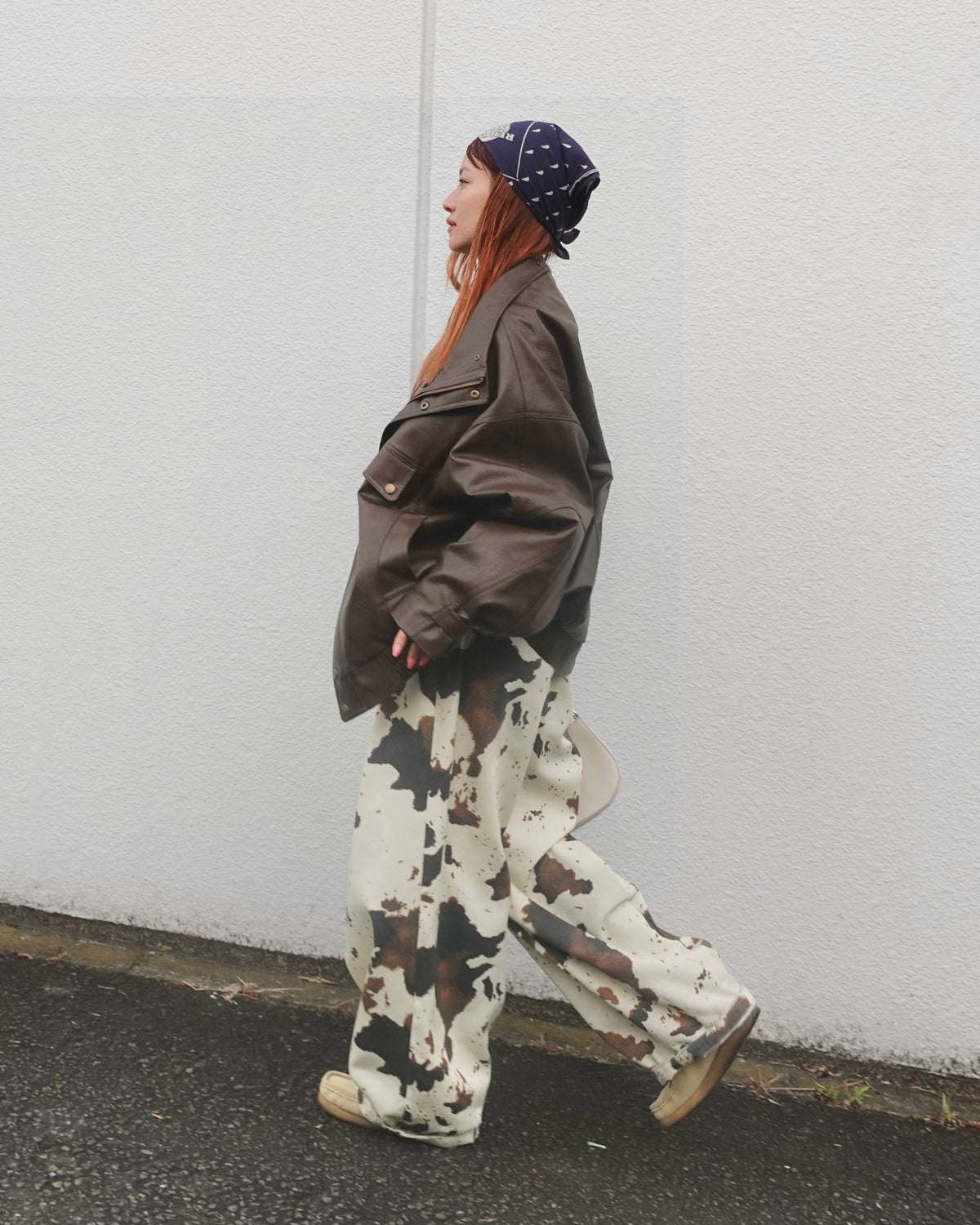 COWモチーフラフパンツ