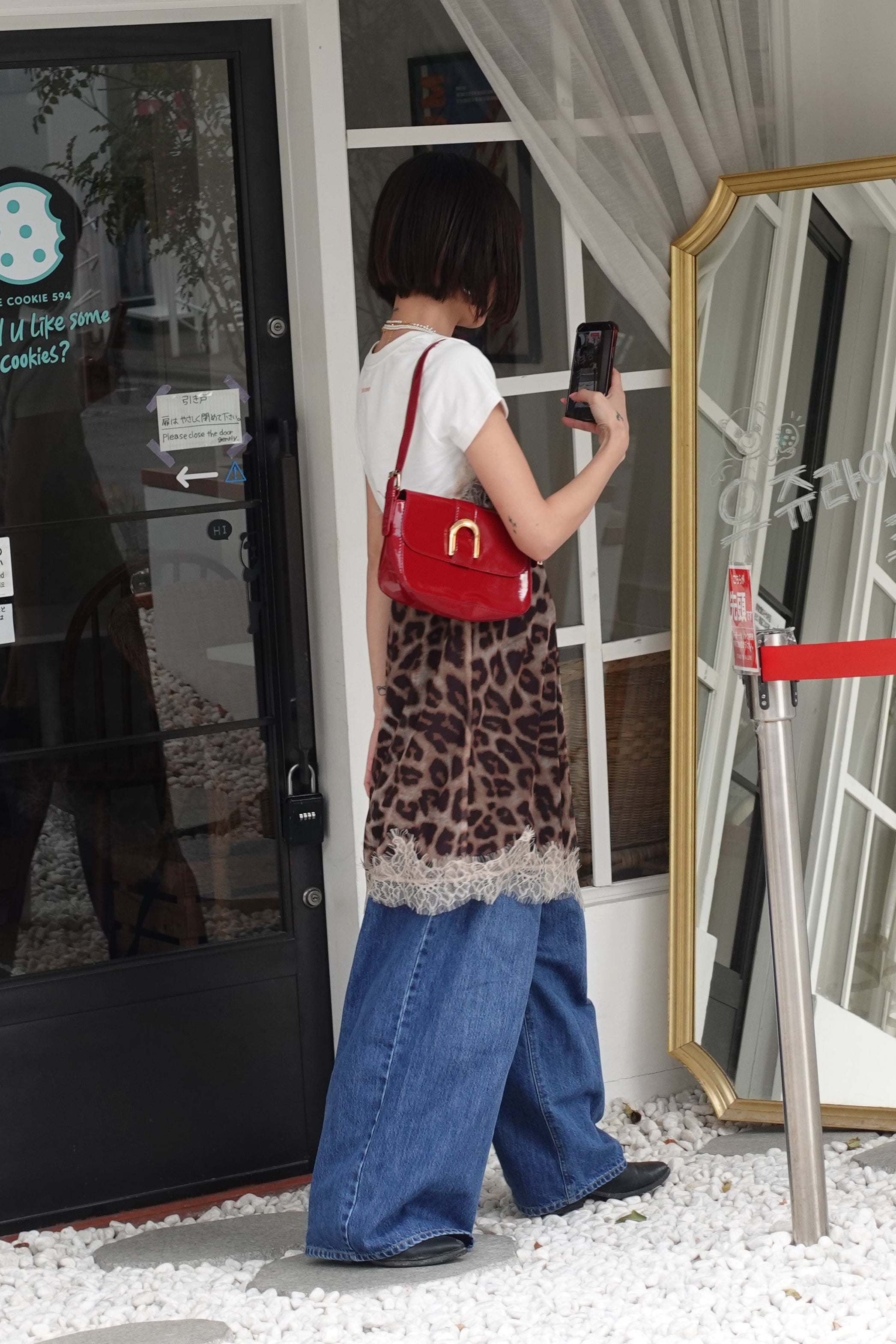 ダブルタックボーイズデニム