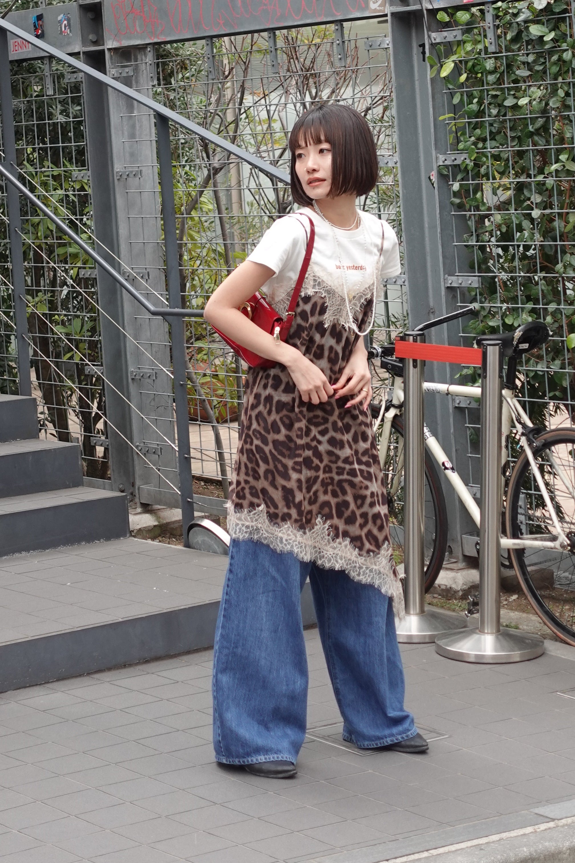 ダブルタックボーイズデニム