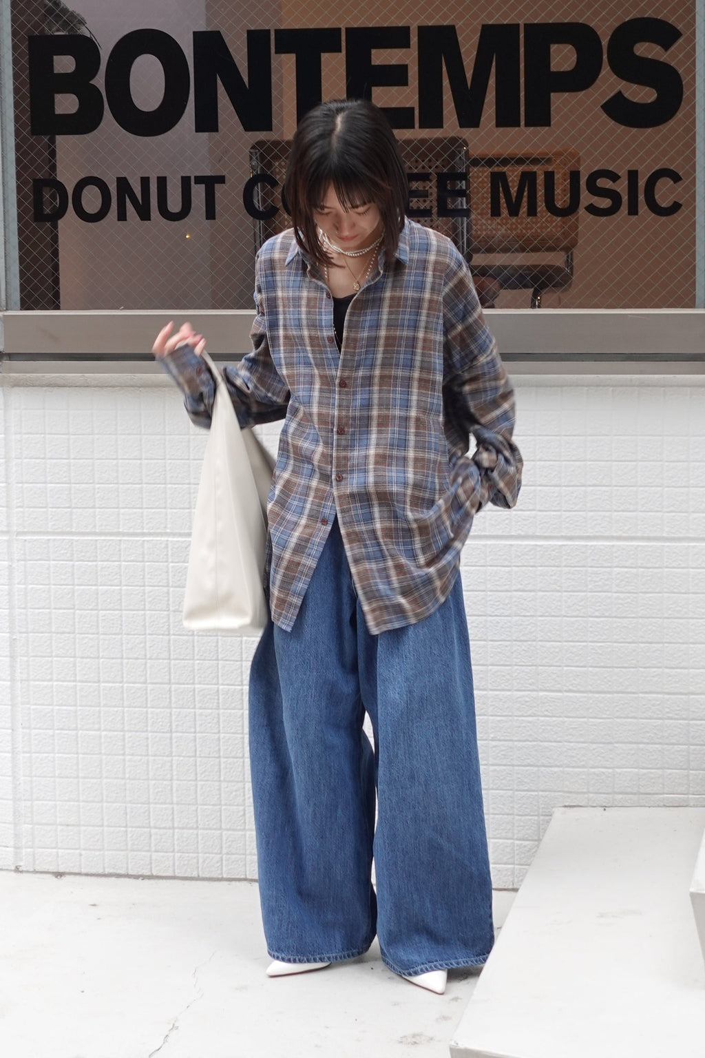 ダブルタックボーイズデニム