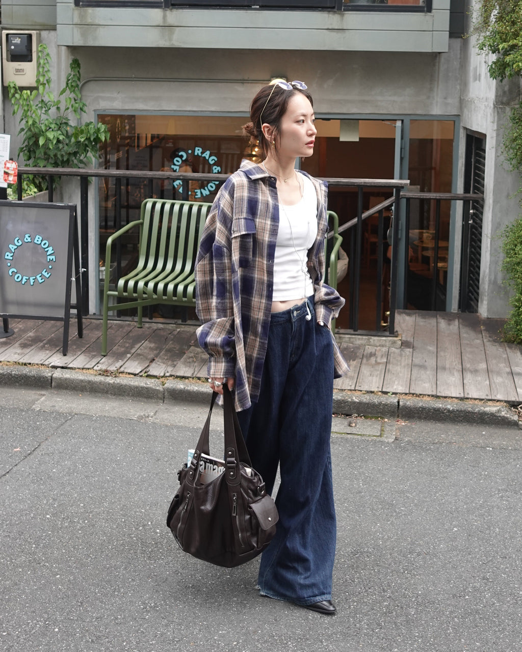 ルーズシルエットチェックSH