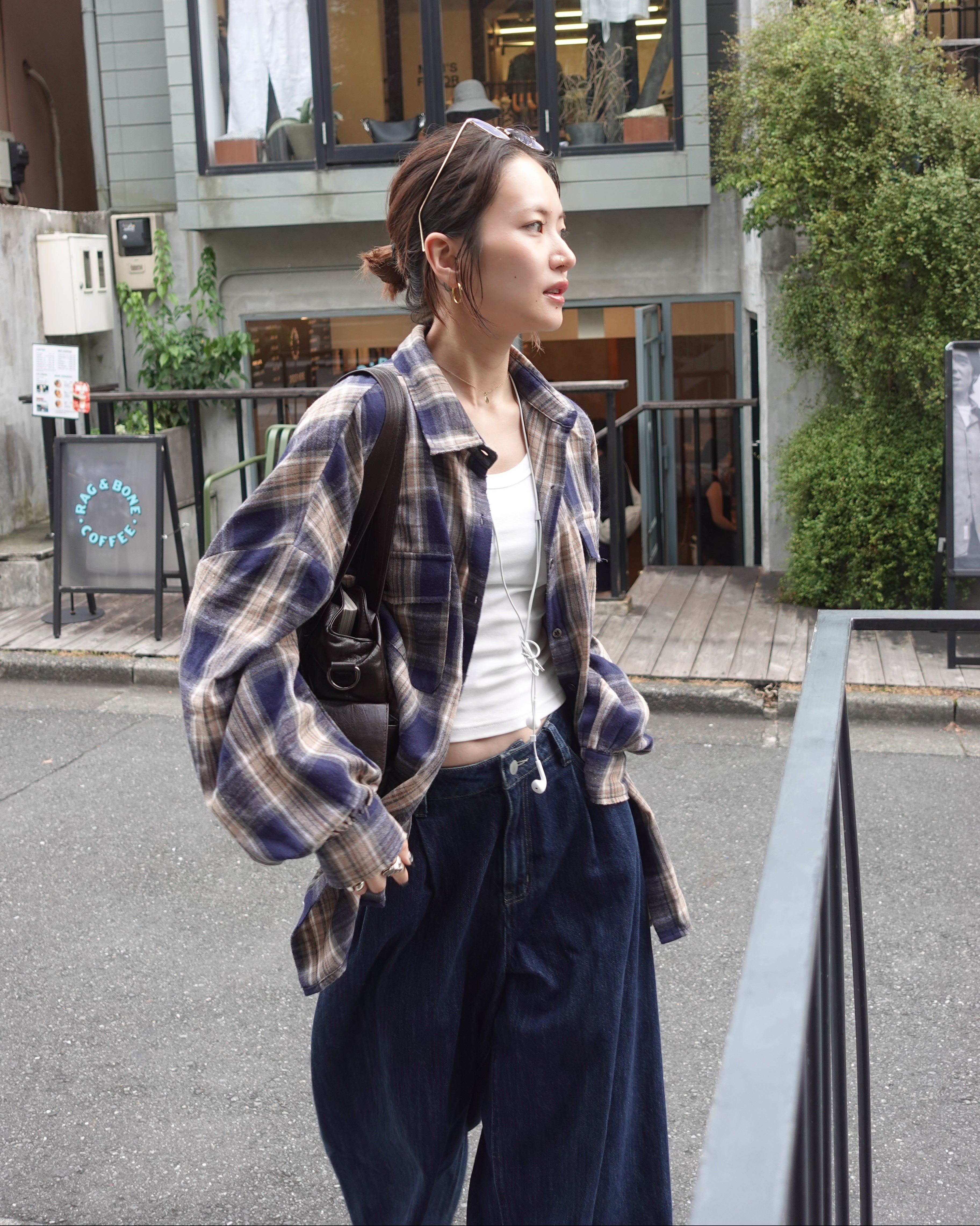 ルーズシルエットチェックSH